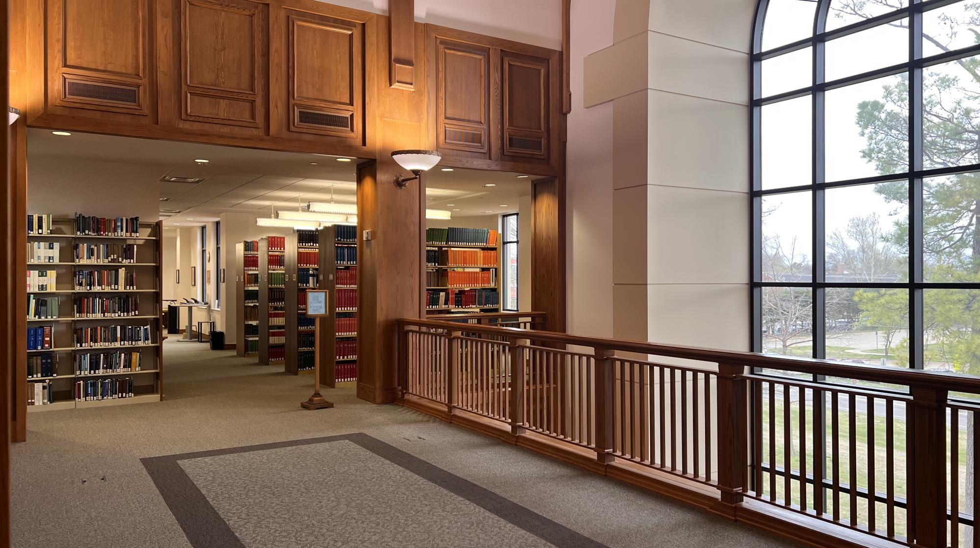 Law Library Upper Level South Side Bridge